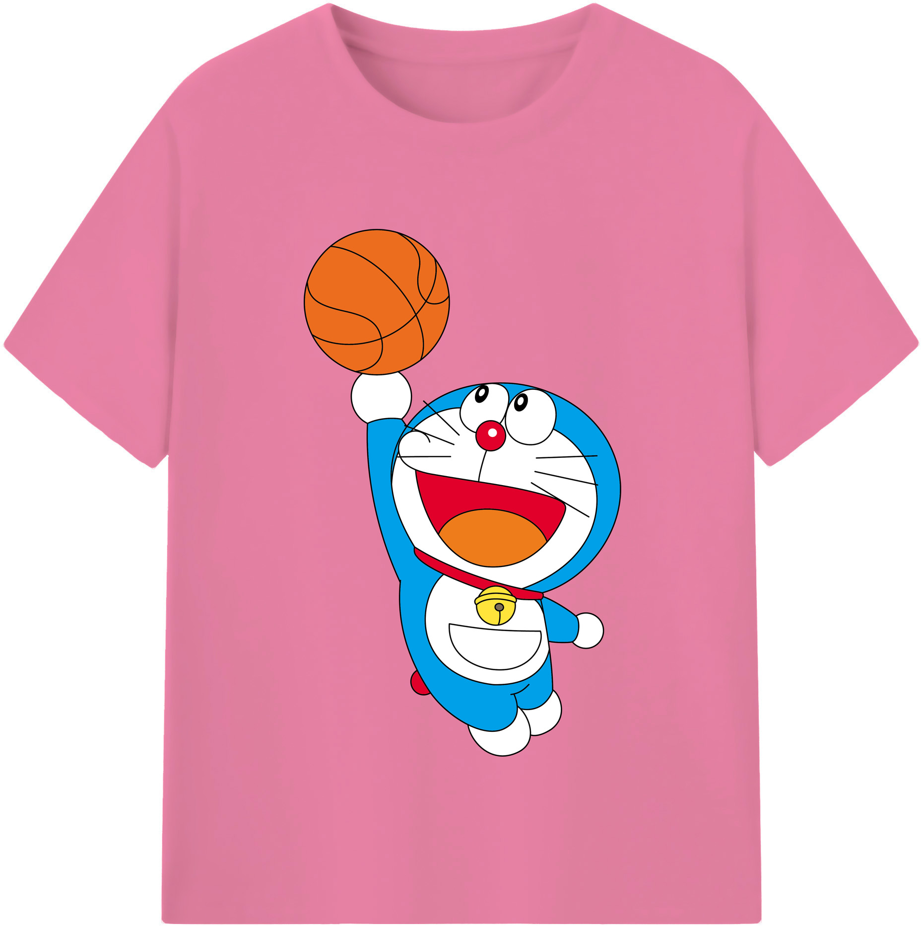 （画像用） ドラえもん Doraemon 綿100％半袖Tシャツ（フロントプリント）